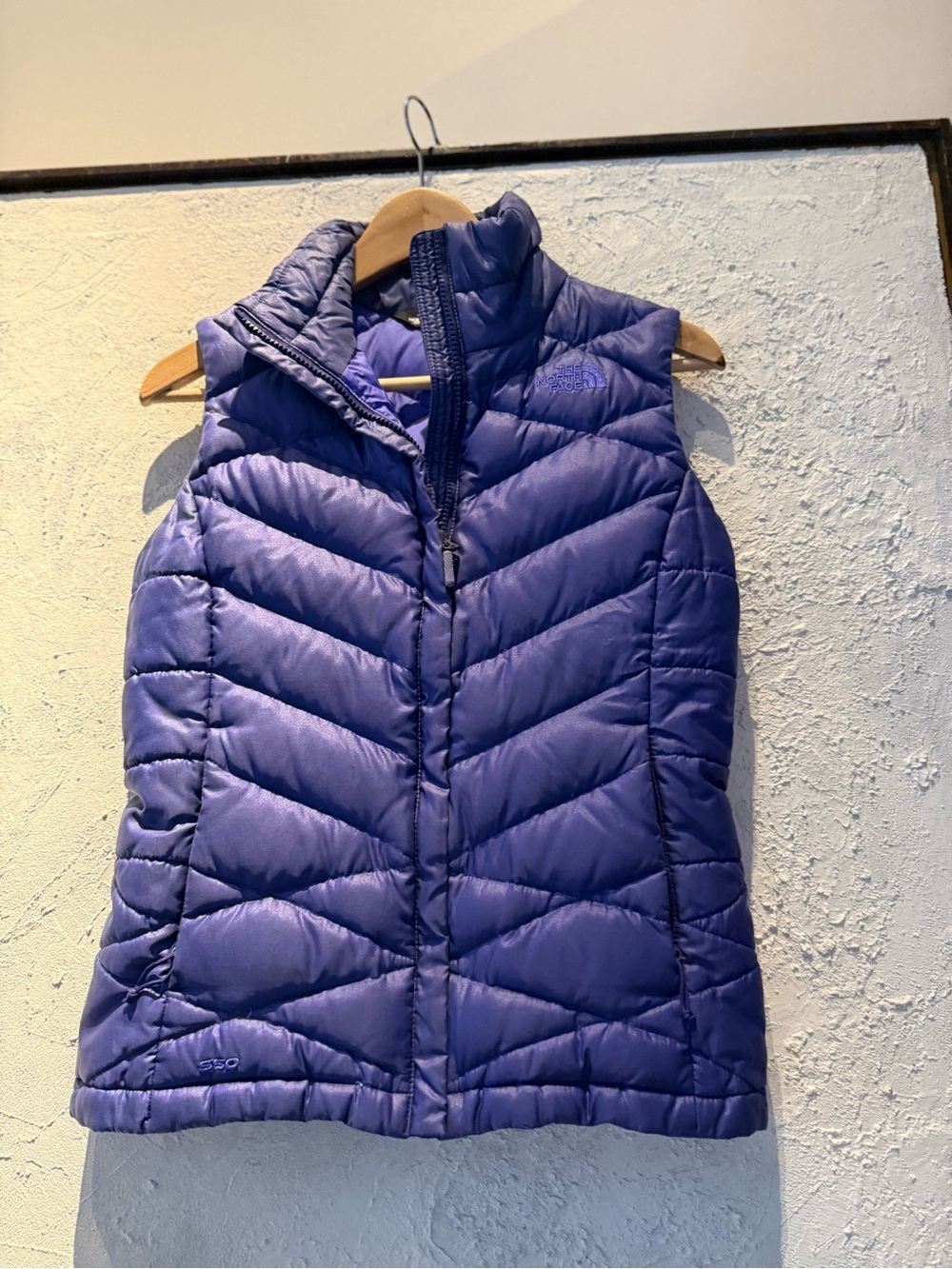 The North Face Women's Purple Insulated Chevron Vest